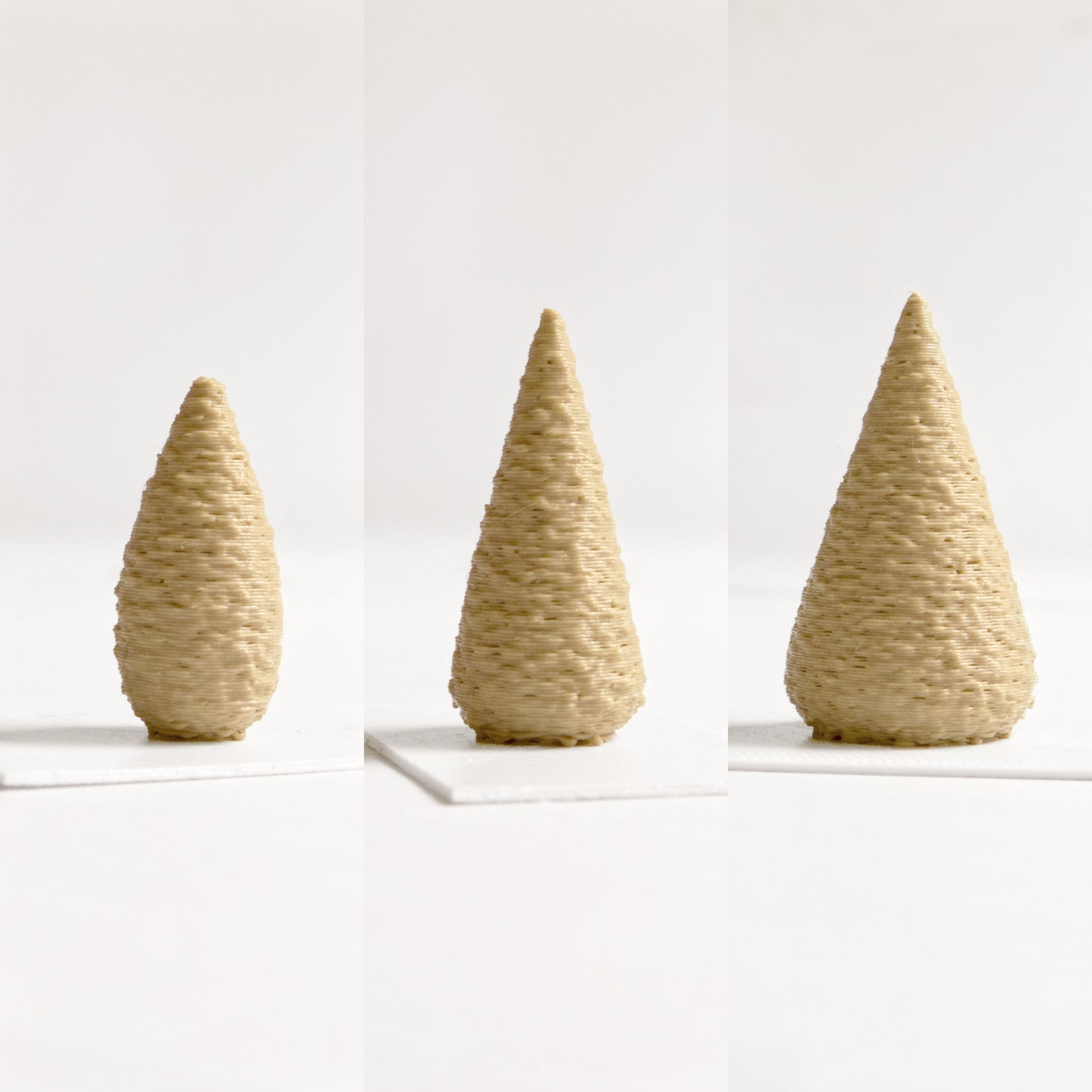 Architectural Trees BASIC Pack #1 - Cone Shape - 3D Printable Models