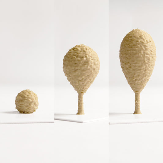 Architectural Trees BASIC Pack #2 - Round Shape - 3D Printable Models
