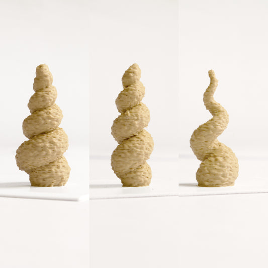 Architectural Trees BASIC Pack #4 - Spiral Shape - 3D Printable Models